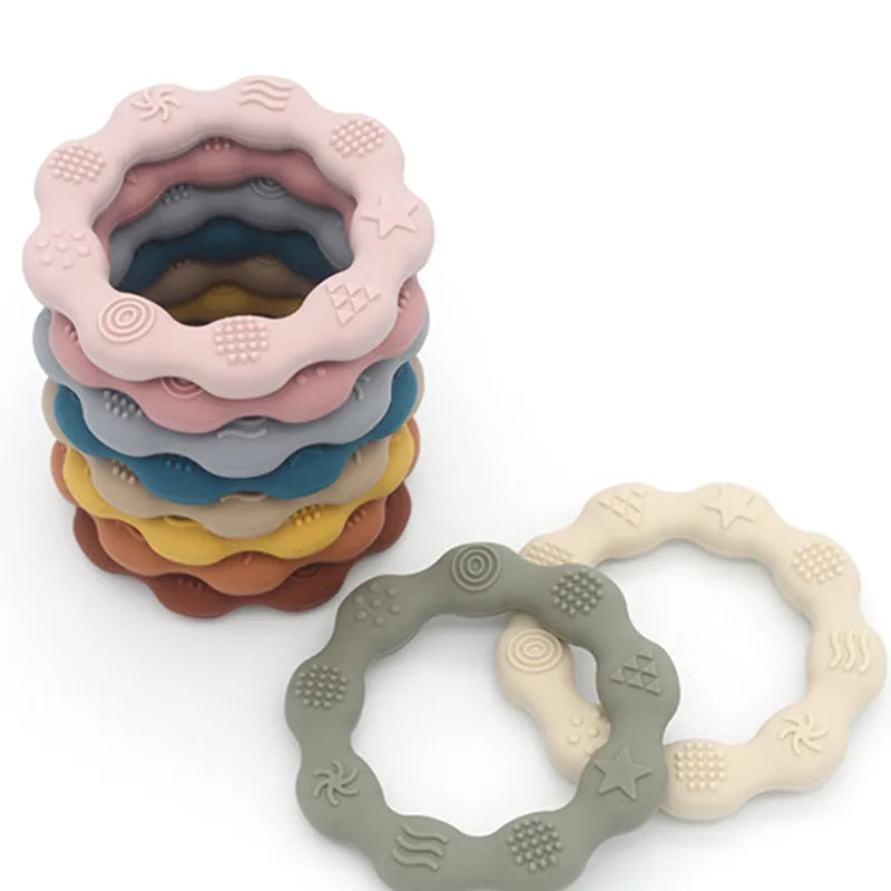 Silicone Baby Teether Soothing Chew Toy