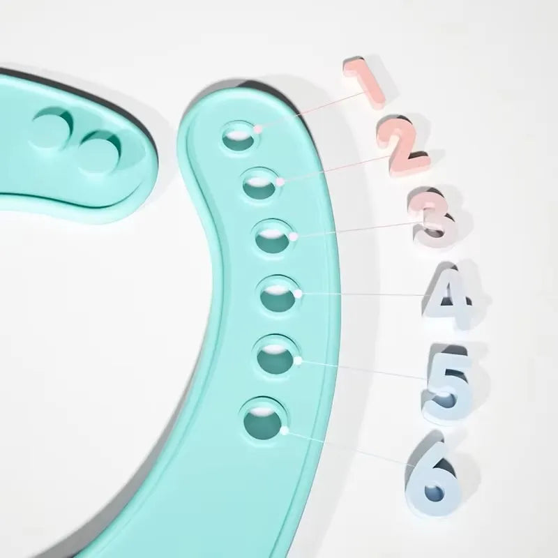 Silicone Baby Bib Waterproof Adjustable
