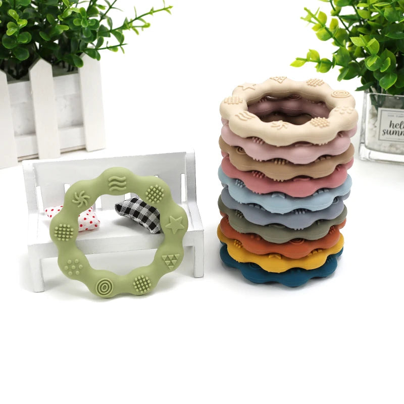 Silicone Baby Teether Soothing Chew Toy
